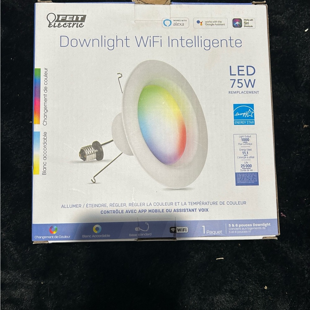 FEIT Multicolor LED Downlight WiFi Intelligent